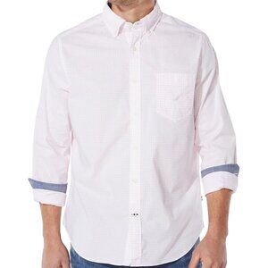 Nautica Men's Classic Fit Gingham Shirt Size XXL NWT Light Pink Gingham